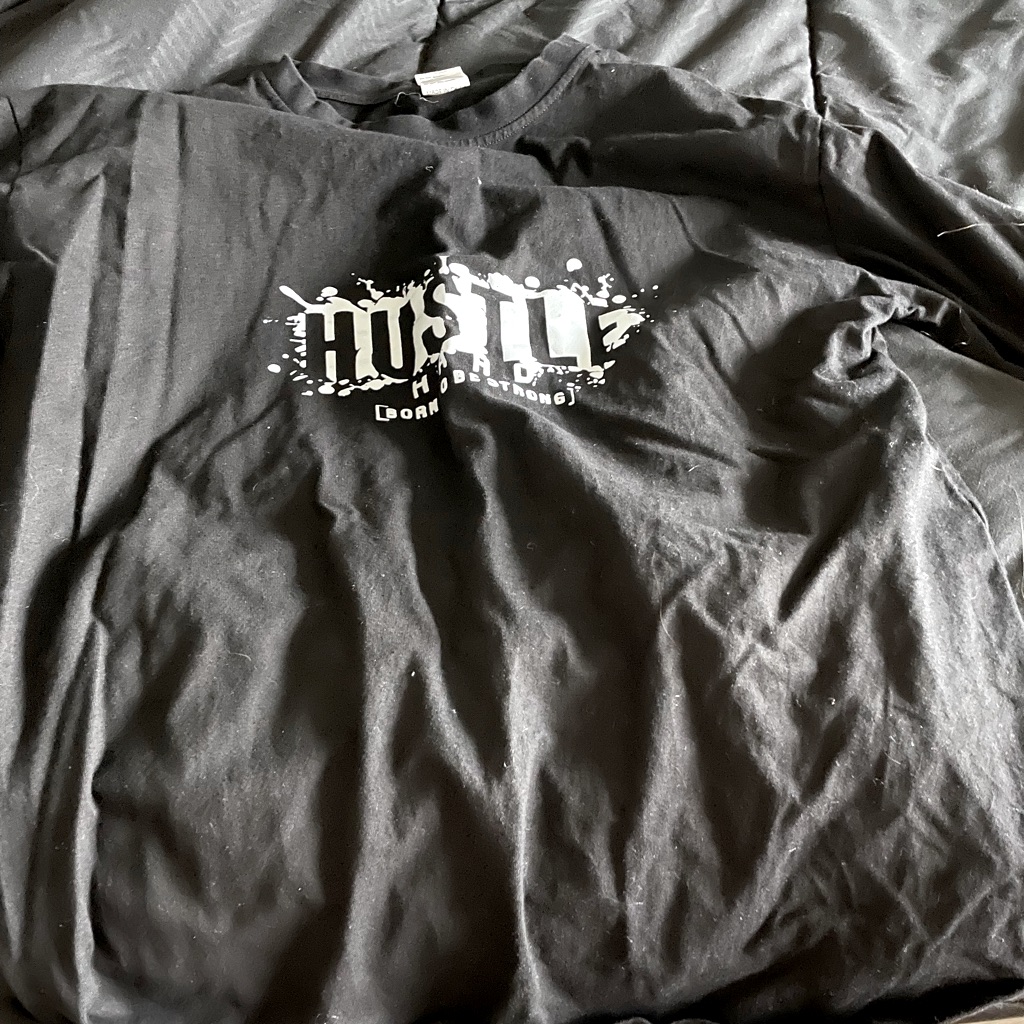 Long Sleeve Hustle Hard T Shirt